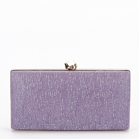 Geanta clutch mov cu sclipici BYH-809 06 [2]