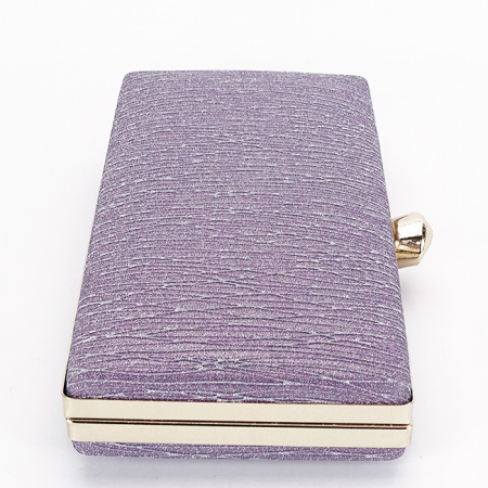 Geanta clutch mov cu sclipici BYH-809 06 [5]