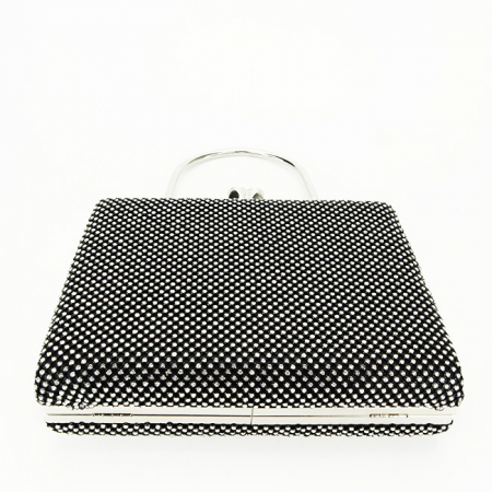 Geanta clutch neagra cu pietricele BYH-877 05 [4]