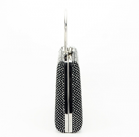 Geanta clutch neagra cu pietricele BYH-877 05 [2]