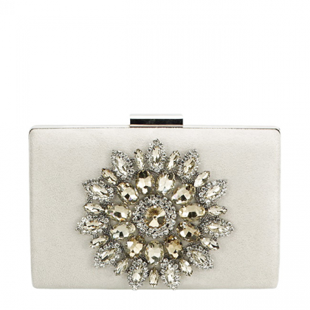 Noutati - Geanta clutch bej B18100 05