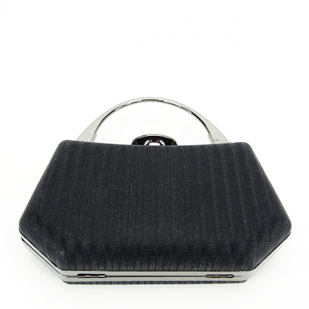 Geanta clutch negru cu cristale si sclipici 55461 06 [4]