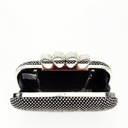 Geanta clutch negru cu pietricele 2016-5 05 [5]