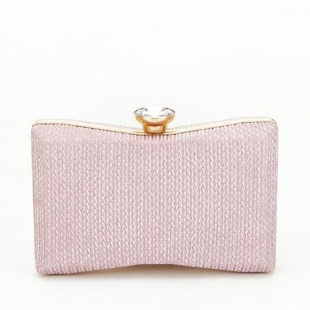 Geanta clutch cu sclipici BJH-22718 05 Roz [2]