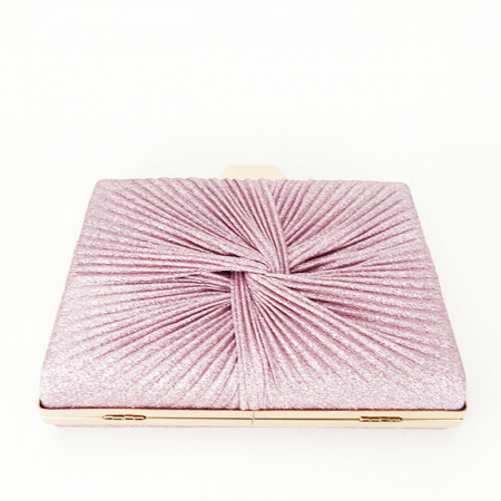 Geanta clutch roz cu sclipici BJH-22706 05 [4]