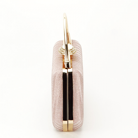 Geanta clutch cu sclipici, 55461 06, 11x20x4cm, Auriu rose [3]