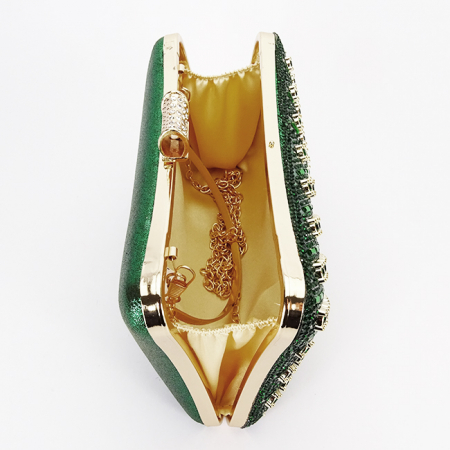 Geanta clutch verde cu model 3d BYH-87900 06 [8]
