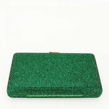 Geanta clutch verde cu pietricele BJH-715 06 [5]