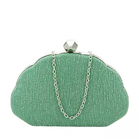 Clutch - Geanta clutch cu sclipici BHY-5041 05 Verde