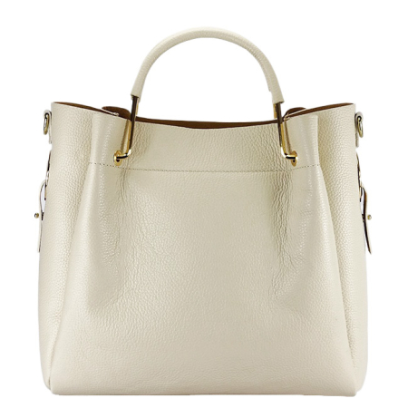 Geanta crem din piele naturala Ariana 123 [4]