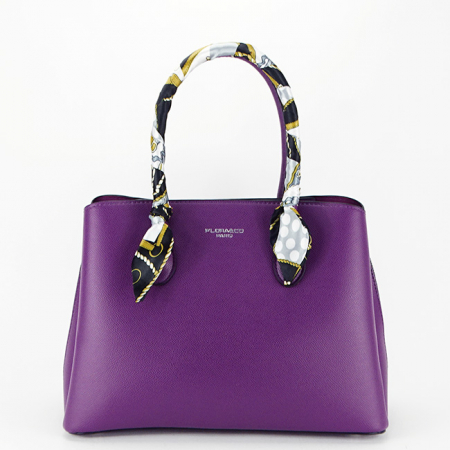 Posete - Geanta dama cu esarfa F2573 13 Violet