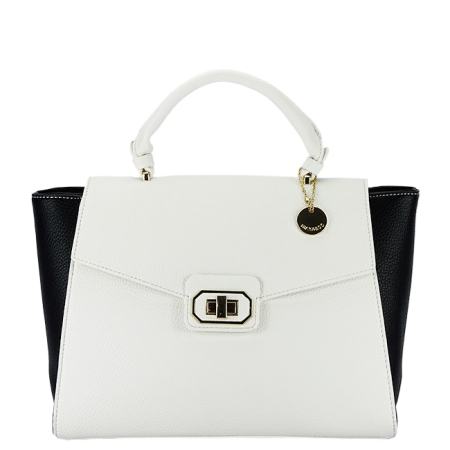 Noutati - Geanta dama in doua culori DIANA&CO DHJ726-2 M11 Alb