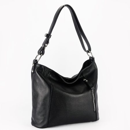 Geanta dama neagra din piele naturala 8913 131 [3]