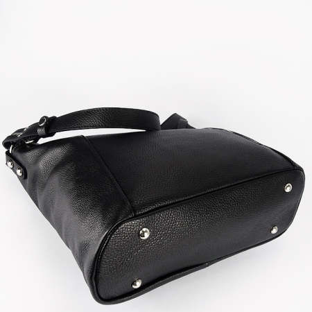 Geanta dama neagra din piele naturala 8913 131 [6]