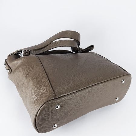 Geanta dama taupe din piele naturala 8913 131 [6]