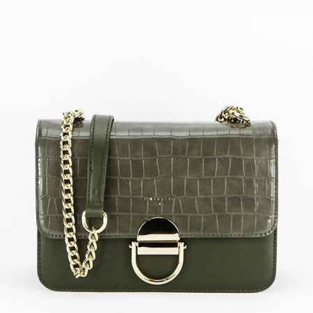 Femei - Geanta David Jones Paris CM6550 12 Verde kaki