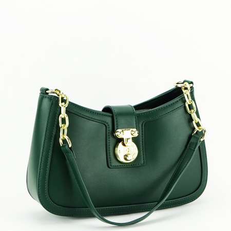 Geanta David Jones Paris GN-21121 15 Verde inchis [3]