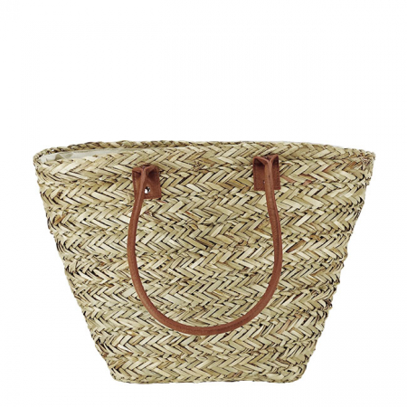 Geanta de plaja handmade din paie naturale GP-CZ11901115 Bej [2]