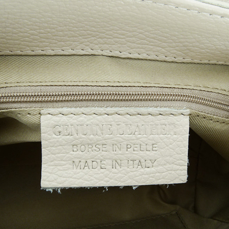 Geanta din piele naturala 1047 123 Crem [9]