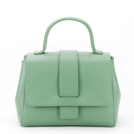 Genti mici - Geanta din piele naturala 1047 123 Verde menta
