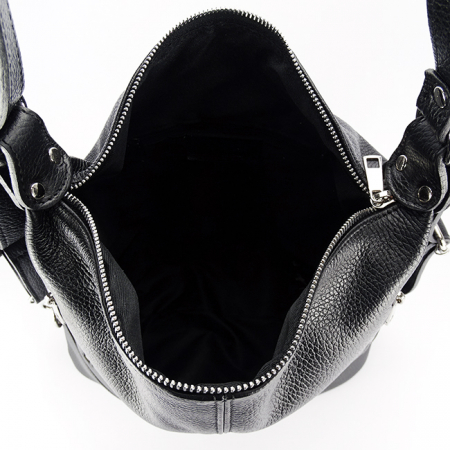 Geanta din piele naturala 2 in 1 negru 8917 132 [6]