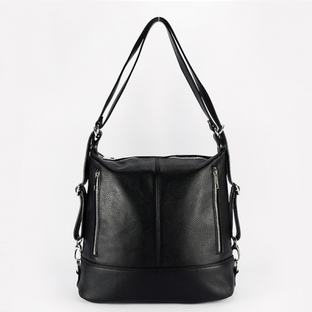 Accesorii - Geanta din piele naturala 2 in 1 negru 8917 132