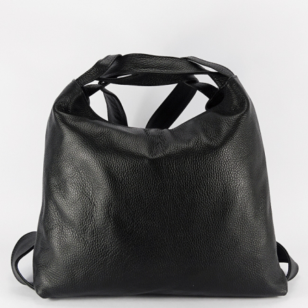 Geanta din piele naturala 2 in 1 negru 8919 132 [1]