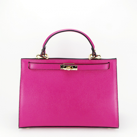 Posete - Geanta din piele naturala 8934 119 fuchsia