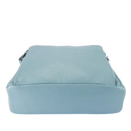 Geanta din piele naturala albastru deschis Camelia 124 [5]