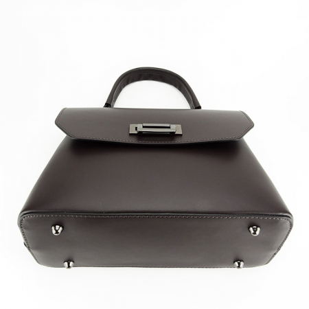 Geanta din piele naturala Alicia 123 Maro inchis [5]