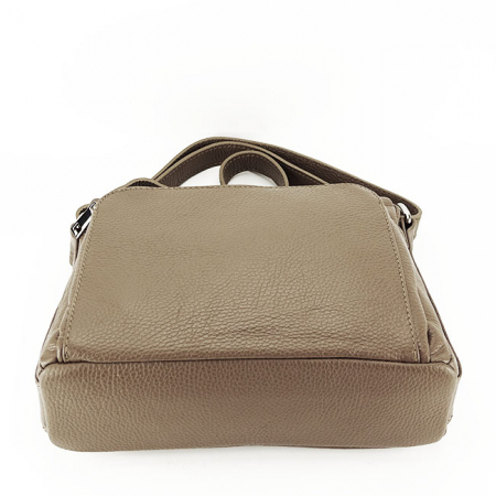 Geanta taupe din piele naturala Camelia 123 [3]