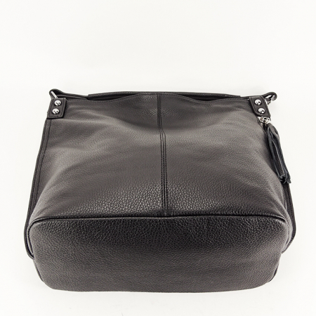 Geanta din piele naturala neagra Suzana 123 [6]