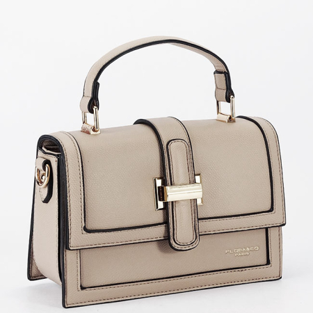 Accesorii - Geanta eleganta bej F3680 14