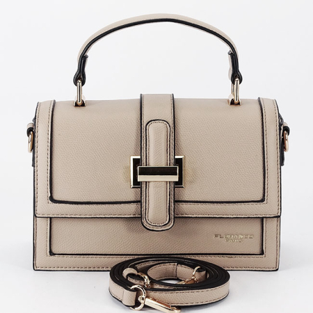 Geanta eleganta bej F3680 14 [5]