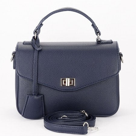 Geanta eleganta bleumarin F6979 M9 [4]