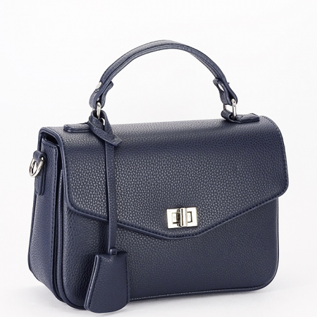 Accesorii - Geanta eleganta bleumarin F6979 M9