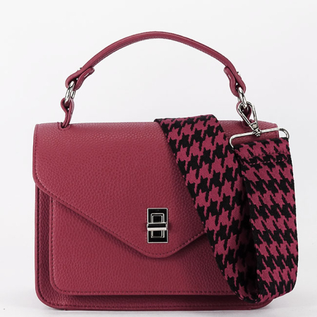 Accesorii - Geanta eleganta rosie F6978 14