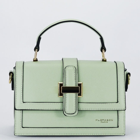 Oferte Speciale - Geanta eleganta verde deschis F3680 14