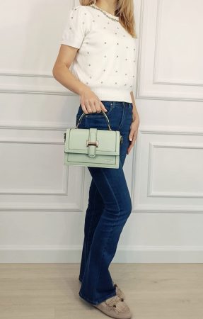 Geanta eleganta verde deschis F3680 14 [1]