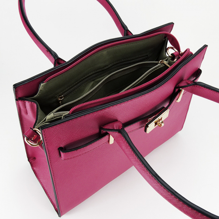 Geanta fucsia de talie mare, Flora&co Paris, F2585 12 [7]