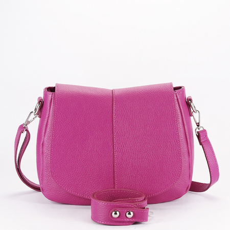 Geanta fucsia din piele naturala 8960 123 [4]
