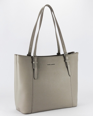 Geanta gri deschis David Jones Paris de talie mare CM7674 M13 [3]
