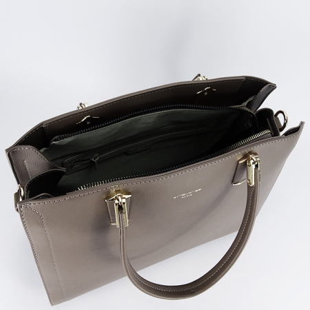 Geanta gri inchis David Jones Paris CM6718-5 11 [8]
