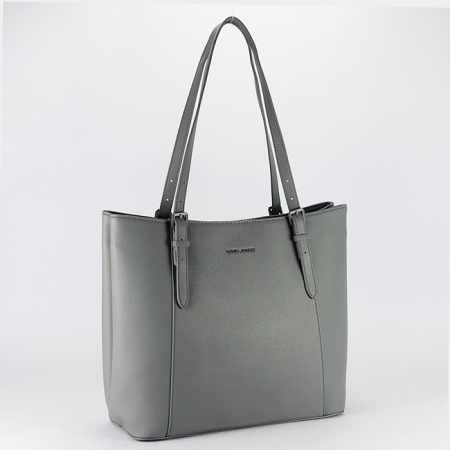 Geanta gri inchis David Jones Paris de talie mare CM7674 M13 [4]