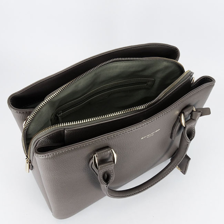 Geanta gri inchis mare David Jones CM7252-2 16 [8]