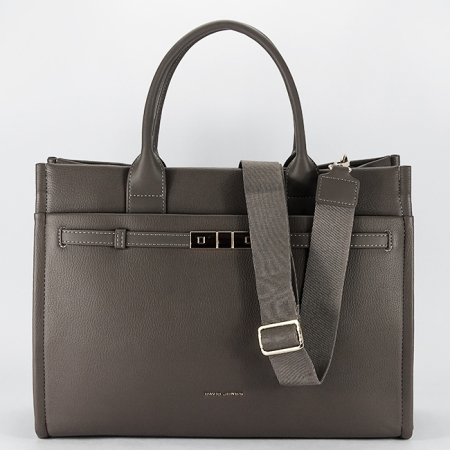 Geanta gri inchis mare David Jones CM7736 17 [2]