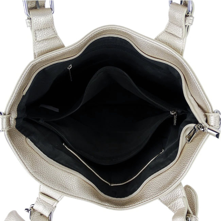 Geanta ivory metalizat Flora&Co Paris F7143 12 [7]