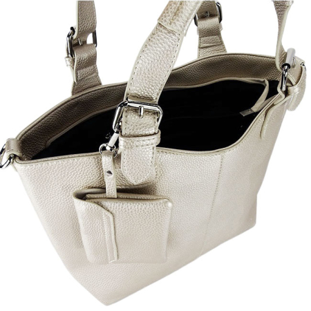 Geanta ivory metalizat Flora&Co Paris F7143 12 [8]