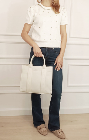 Geanta mare crem David Jones Paris CM7724-1 16 [1]