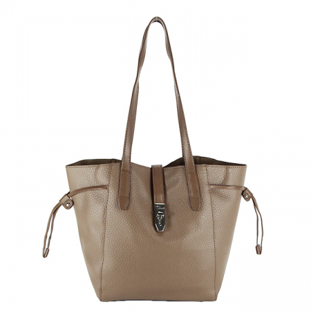 Noutati - Geanta mare cu borseta detasabila 6806-2 13 Maro taupe